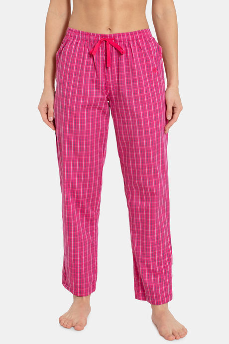 Buy Jockey Cotton Pyjama Ruby Assorted Checks at Rs.949 online Nightwear online